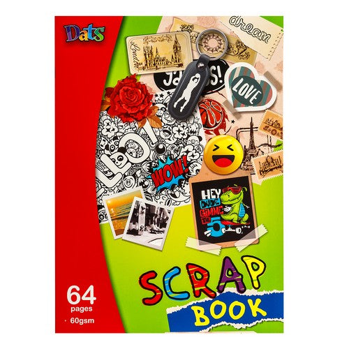 Scrap Book 60gsm 240x335mm 64 Page Portrait - Stationery product at Price Busters Variety