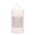 7Cm X 15Cm Unscented White Candle