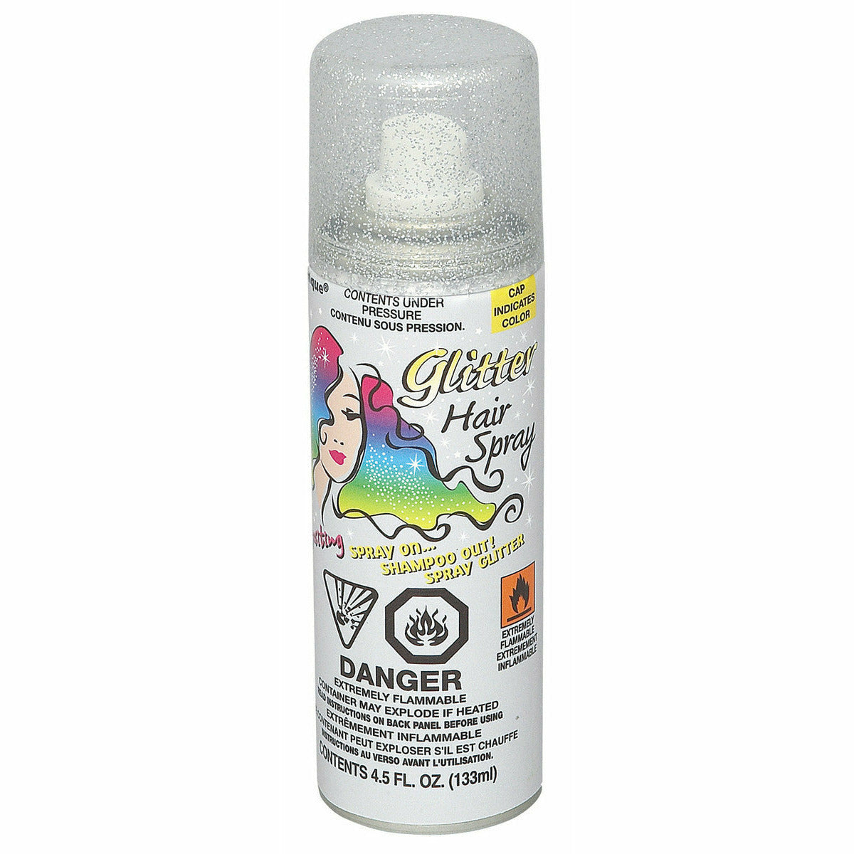 Hair Spray - Glitter Silver