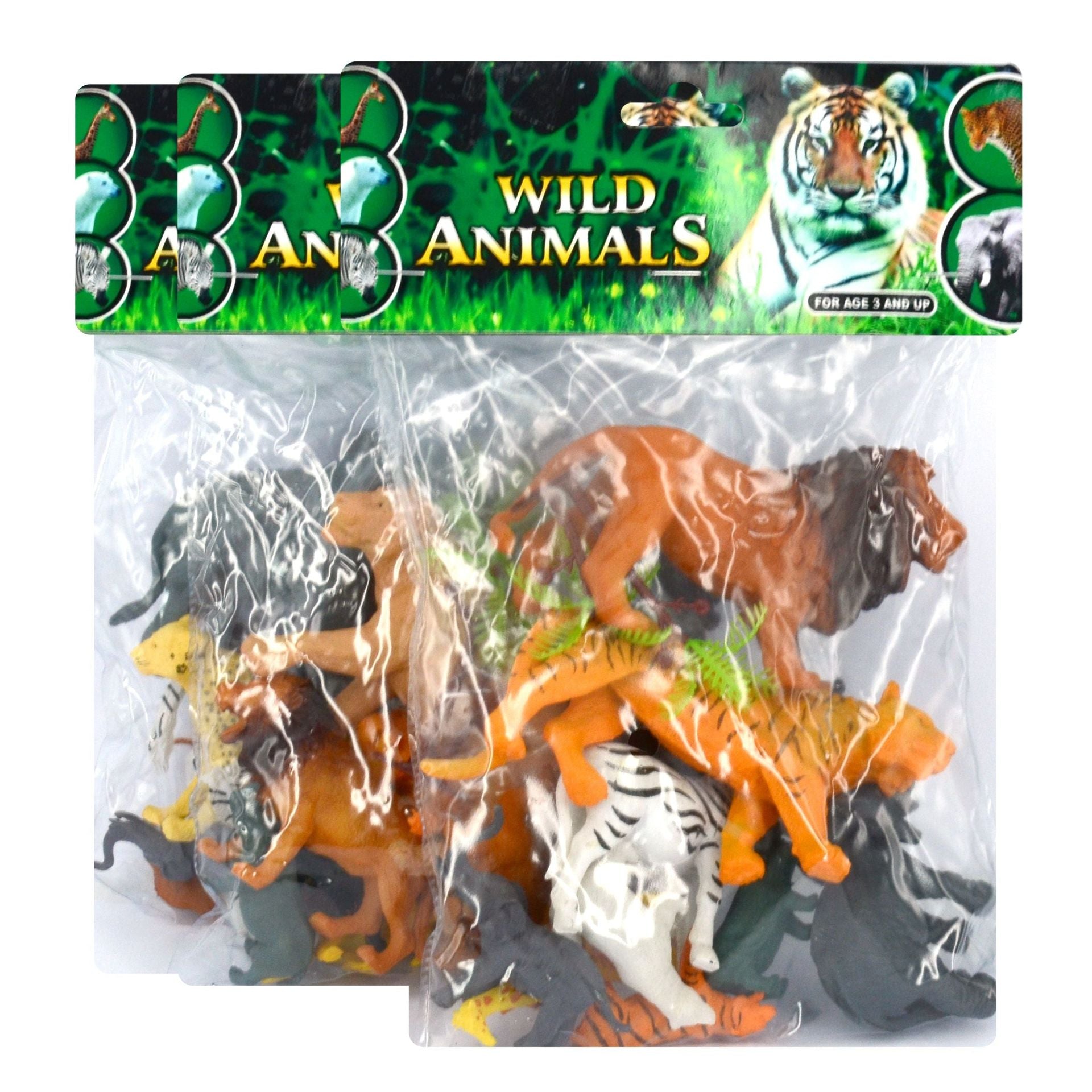 11pce Animals Farm-Sea Jungle Dino Insec