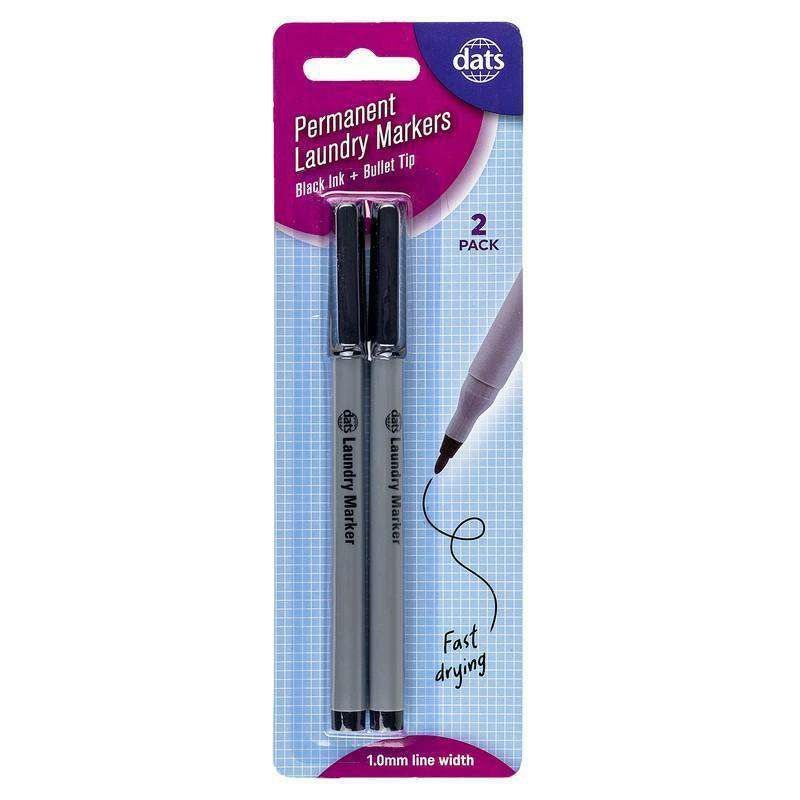 Marker Laundry 2 Pack Black Ink - Stationery product at Price Busters Variety