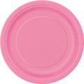Hot Pink 8 X 7" Paper Plates - Pf