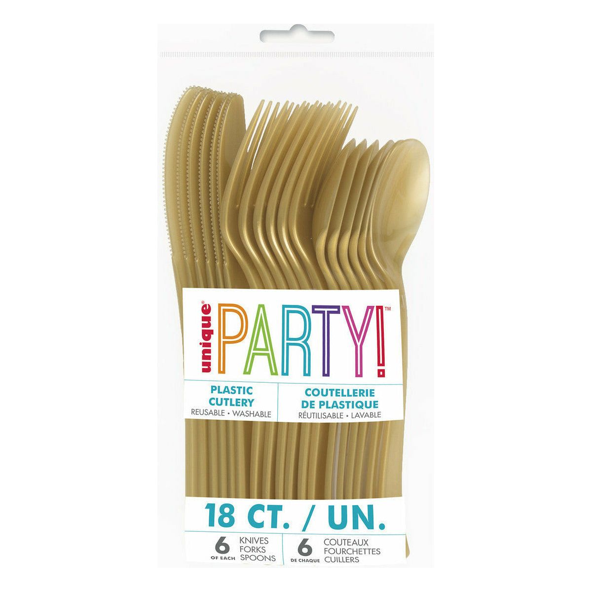 Gold 18 Asstd Cutlery