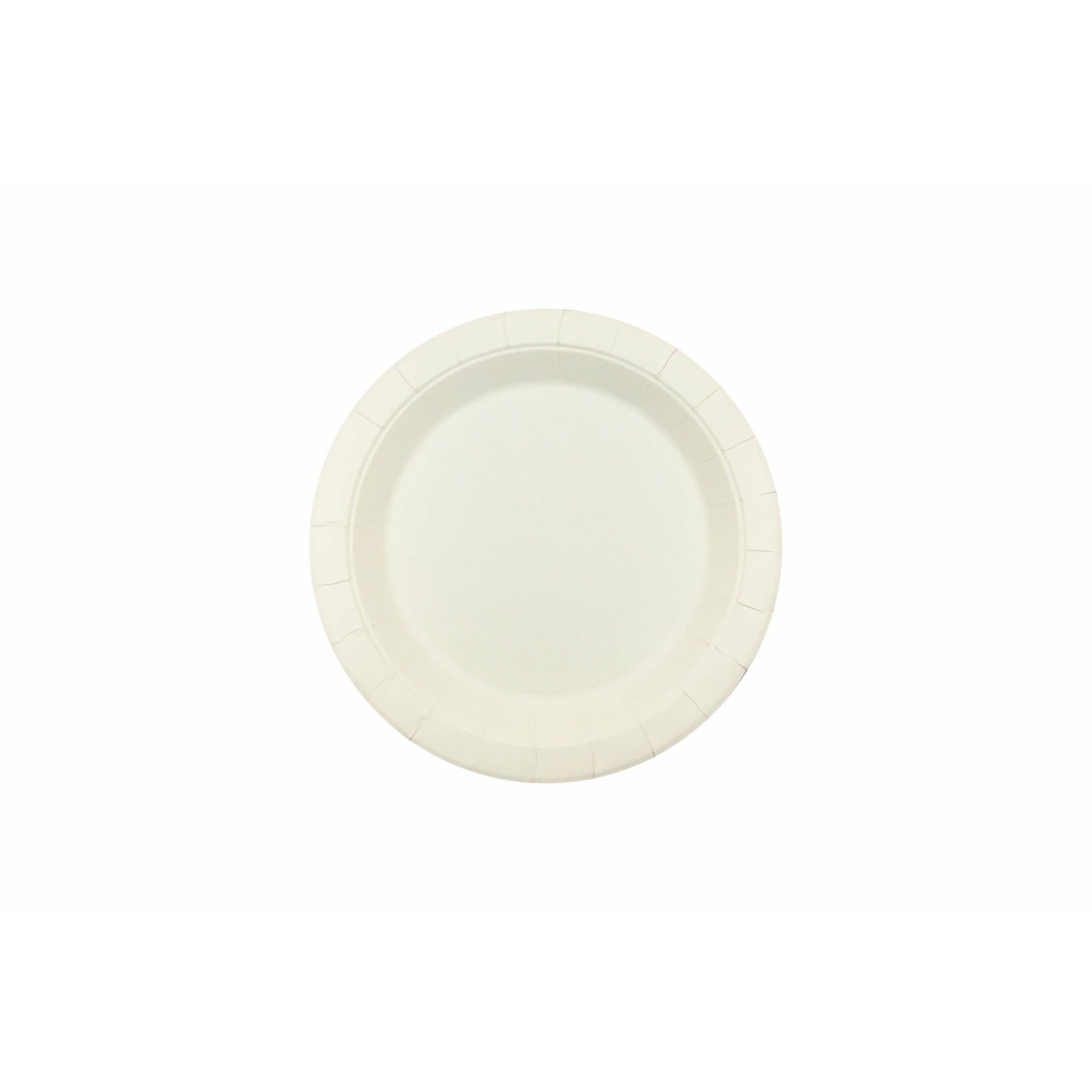 180mm FSC Round White Paper Plate Pk15