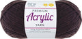 Acrylic Yarn 100g 189m 8 Ply Solid 09 Chocolate yarn product photo