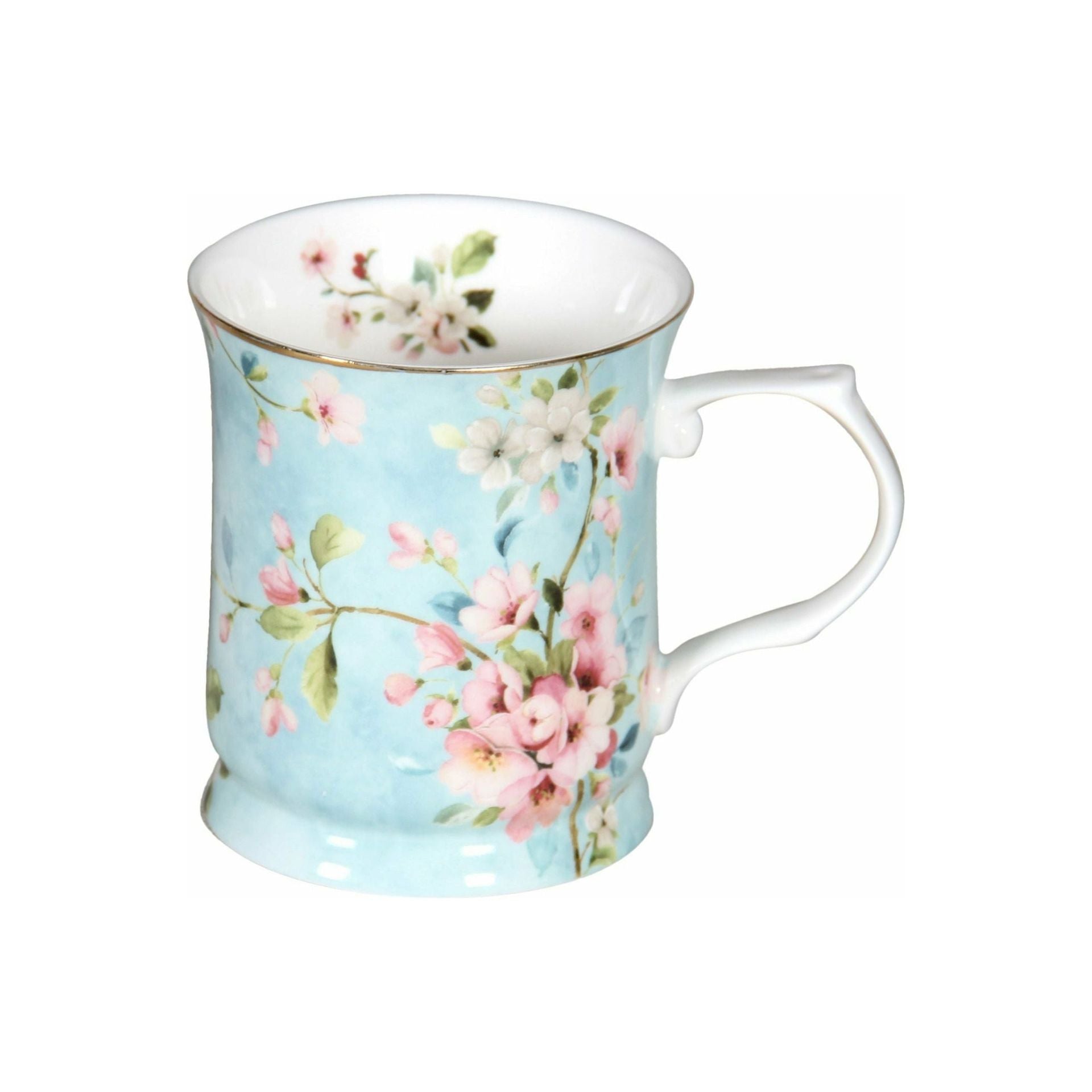 Peach Blossom Blue Mug 415cc[36/6]