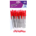 Pen Ballpoint 10 Pack Red Ink - Stationery product at Price Busters Variety
