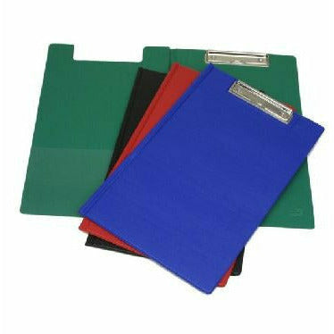 Clipboard Folder PVC Foolscap Assorted Colours - Stationery product at Price Busters Variety