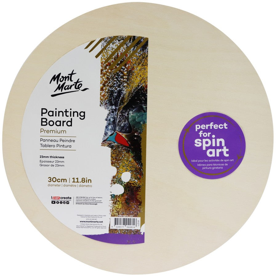 Mont Marte Painting Board - Round