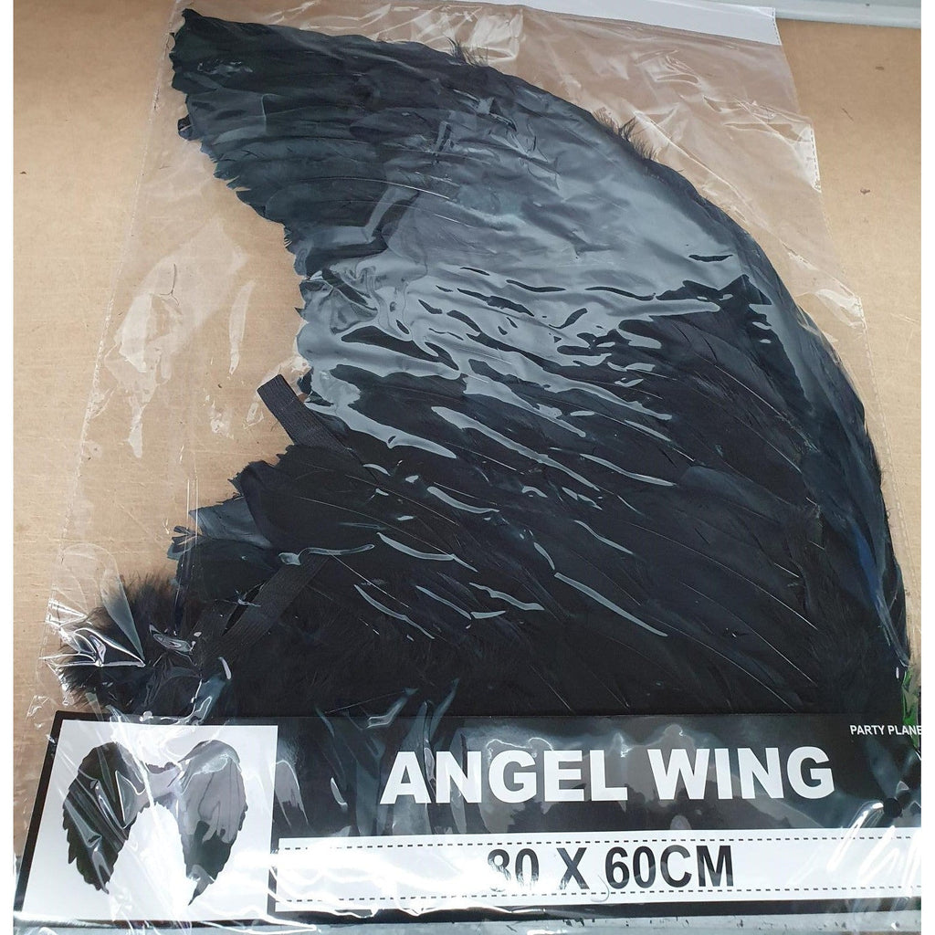 Black Angel Wing 80 X 60Cm