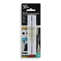 Mont Marte Acrylic Paint Pens Dual Tip - White