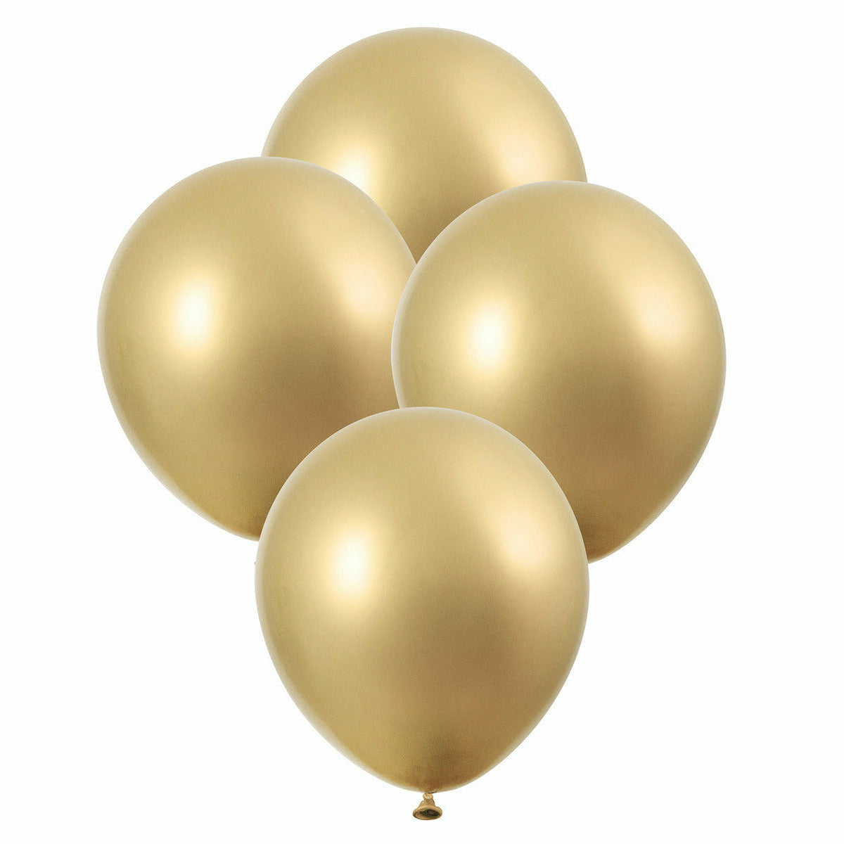 6 X 11In Gold Metallic Balloons