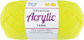 Acrylic Yarn 100g 189m 8 Ply Solid 18 Hi-Vis Yellow yarn product photo