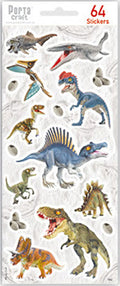 Sticker Sheets #006 Dinosaur (Design J) paper craft product photo