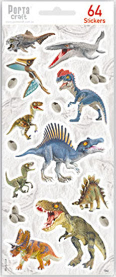 Sticker Sheets #006 Dinosaur (Design J) paper craft product photo