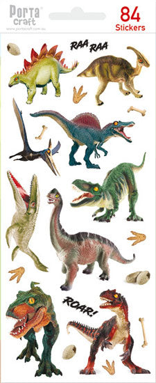 Sticker Sheets #006 Dinosaur (Design M) paper craft product photo