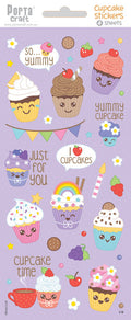 Sticker Sheets #021 Cupcake (Design B) paper craft product photo
