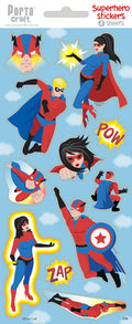 Sticker Sheets #022 Superhero (Design A) paper craft product photo
