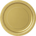 Gold 8 X 9" Paper Plates - Pf