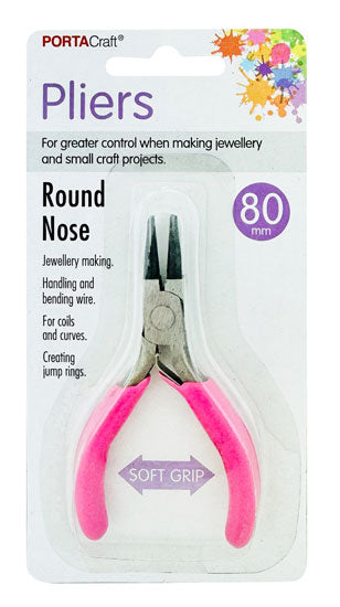 Pliers 80mm Round Nose craft supplies product photo