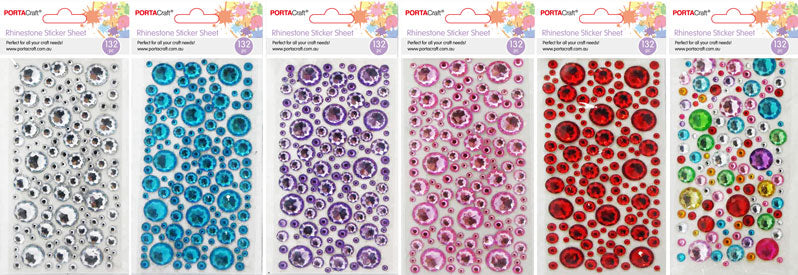 RStone Multi 132 Pack 6 Assorted craft supplies product photo