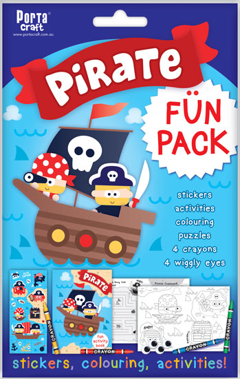 Activity Fun Pack Pirate craft kits product photo