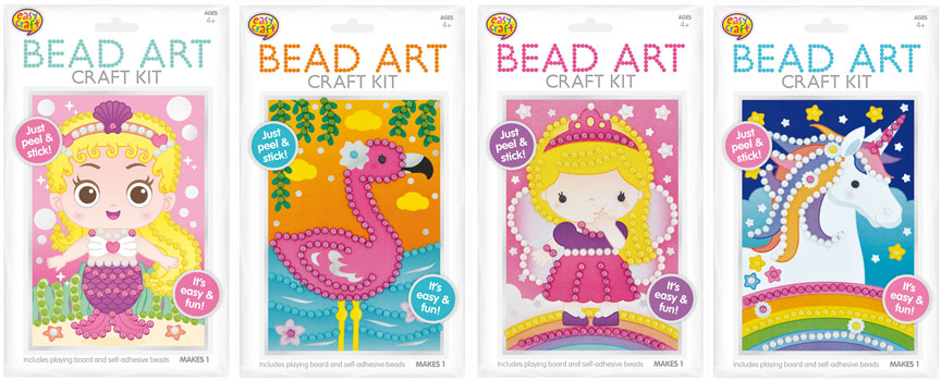 Bead Art Craft Kit 6 Assorted beads & jewellery product photo