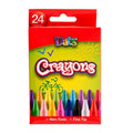 Crayon 24 Pack in Colour Box - Stationery product at Price Busters Variety