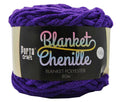 Chenille Blanket Yarn 100g 80m Solid 31 Purple yarn product photo