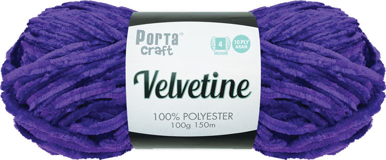 Velvetine Yarn 100g 150m 23 Elegant Purple yarn product photo