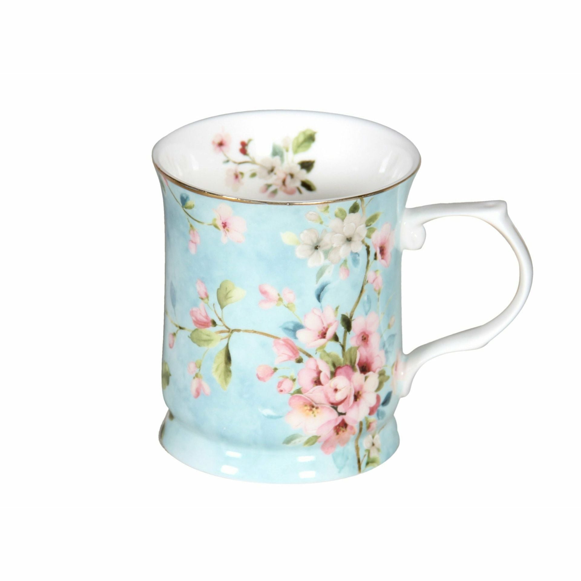 Peach Blossom Blue Mug 415cc[36/6]