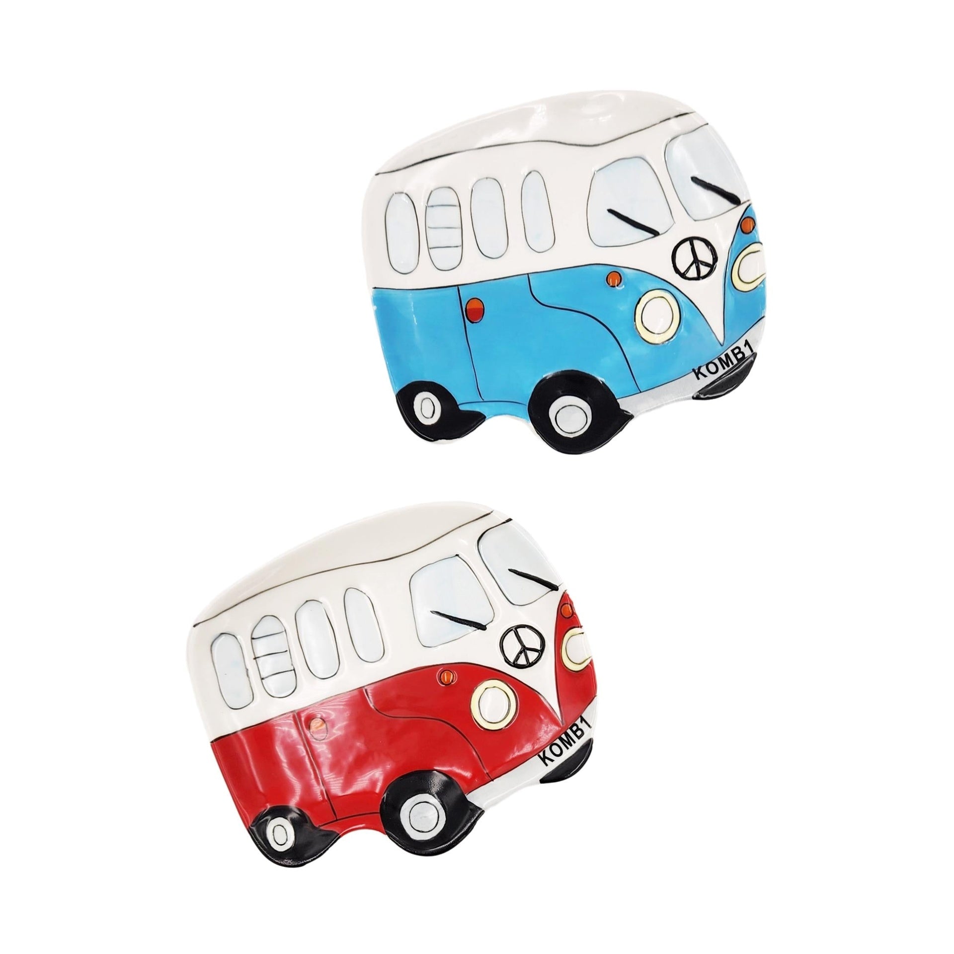 Kombi Van Plates 16X14X2cm