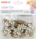 Laser Cut Hearts 12x12mm 120pk