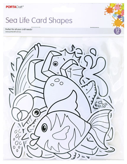 Printed Cardstock Sea Life 12 Pack paper craft product photo