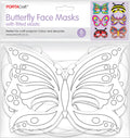 Cardstock Eye Masks Butterflies 15x21cm 6 Pack paper craft product photo