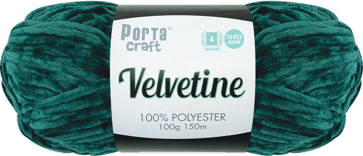 Velvetine Yarn 100g 150m 27 Jungle Green yarn product photo