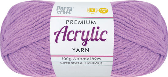 Acrylic Yarn 100g 189m 8 Ply Solid 42 Jasmine yarn product photo