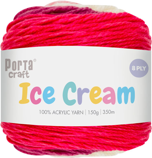 Ice Cream Yarn 150G 285M Galah yarn product photo