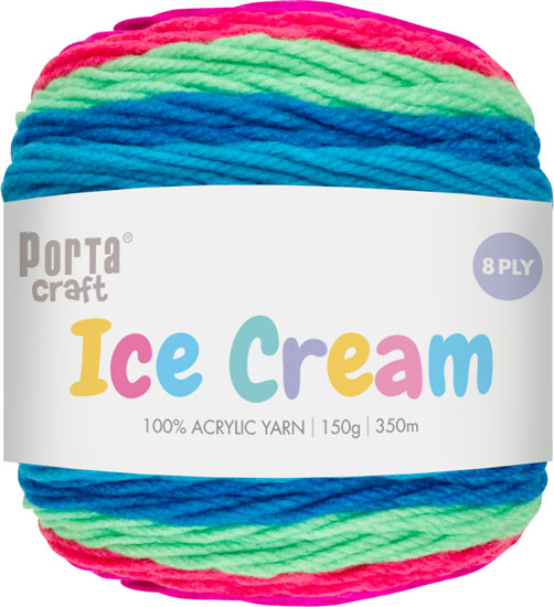 Ice Cream Yarn 150G 285M Little Pixie yarn product photo