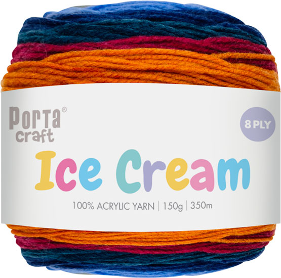 Ice Cream Yarn 150G 285M Hydra yarn product photo