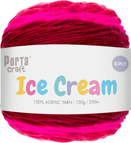 Ice Cream Yarn 150G 285M Valentine yarn product photo