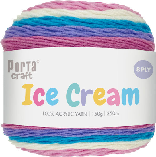 Ice Cream Yarn 150G 285M Pastel Dreams yarn product photo