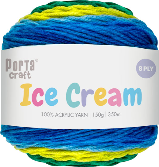 Ice Cream Yarn 150G 285M Lily Pad yarn product photo