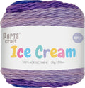 Ice Cream Yarn 150g 285m Blueberry Swirl yarn product photo