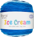 Ice Cream Yarn 150g 285m Royal Blue Swirl yarn product photo