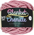 Chenille Blanket Yarn 100g 80m Solid 26 Mauve yarn product photo
