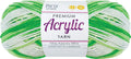 Acrylic Yarn 100g 189m 8 Ply Multi 04 Lime Time yarn product photo