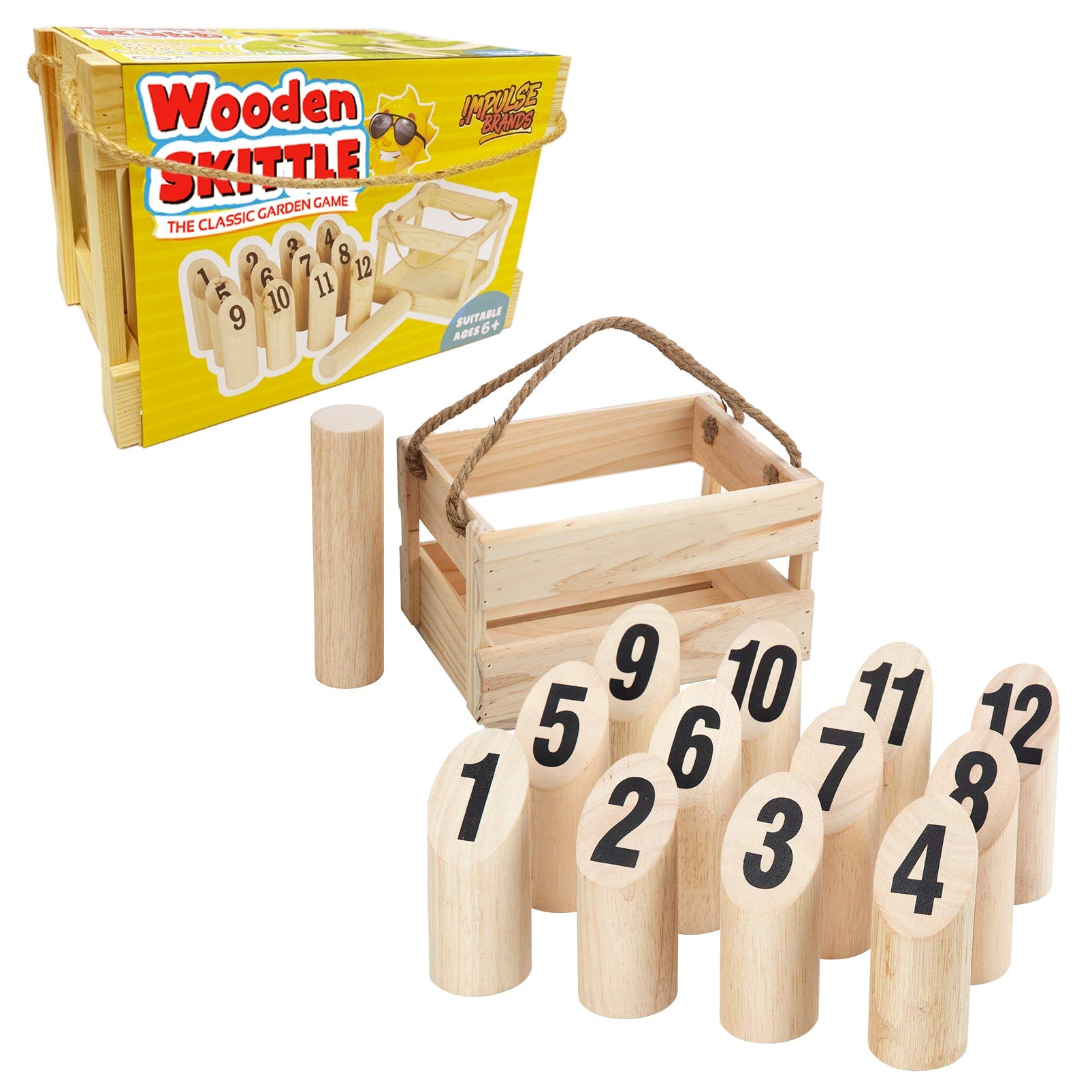 Outdoor Timber Toss Blocks