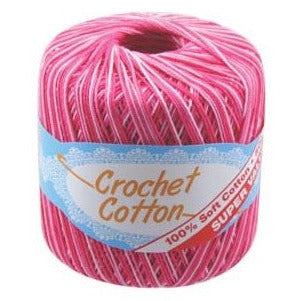 1pce Crochet Cotton Multi PINK 50G
