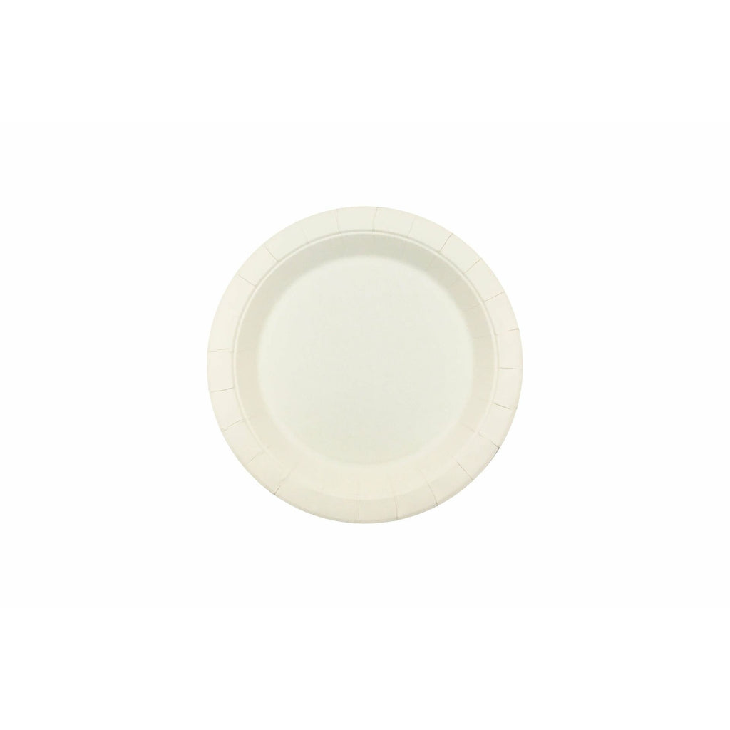 180mm FSC Round White Paper Plate Pk15